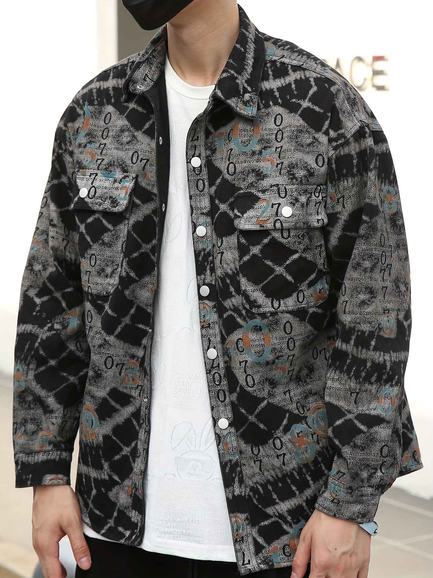 Printed Denim Jacket - Men - Ready-to-Wear