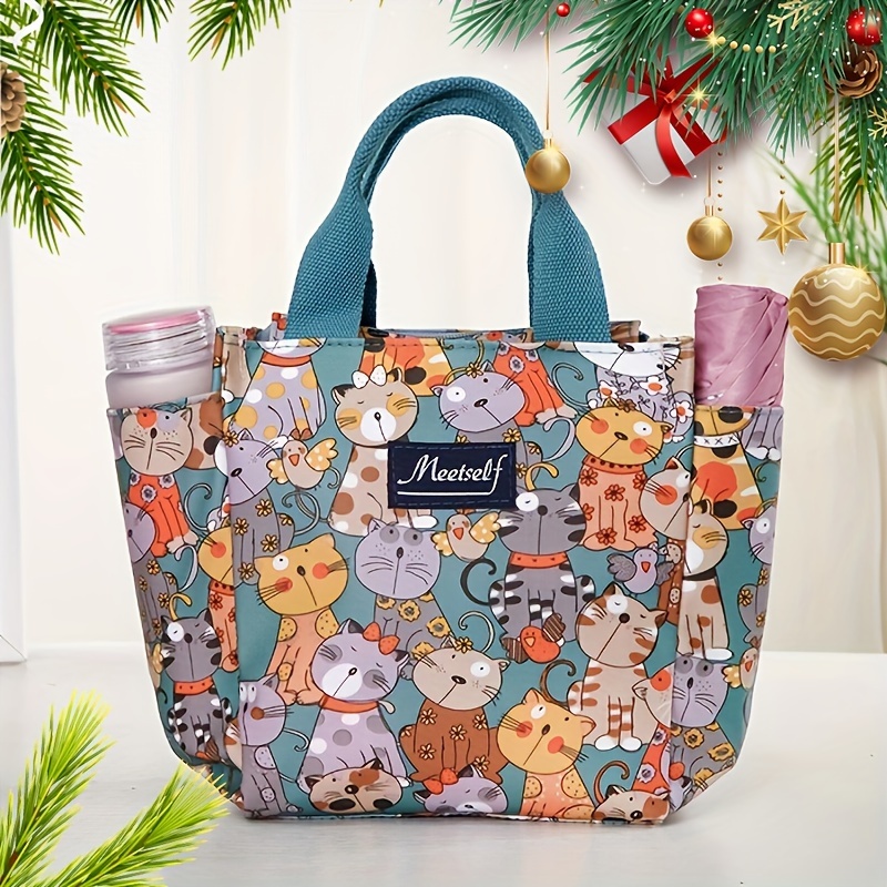 Stylish Insulated Lunch Bag With Wide-open Design, Removable Shoulder  Strap, And Large Drinks Holder - Perfect For Women, Men, And Adults  On-the-go! - Temu