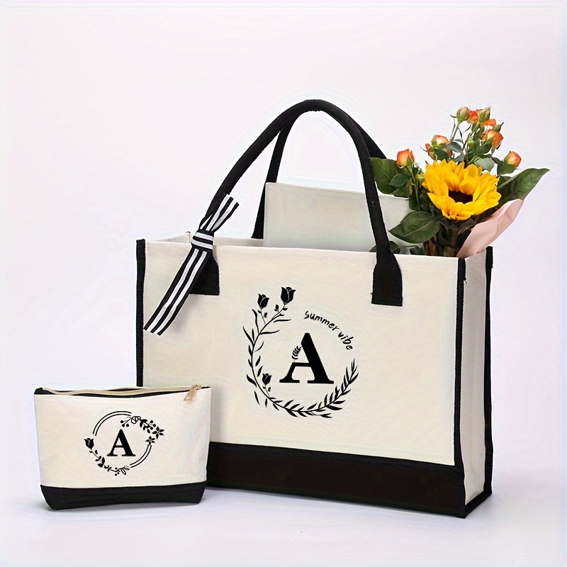 1pcs High-Quality Women Men Handbags Canvas Tote bags Reusable Cotton  grocery High capacity Shopping Bag