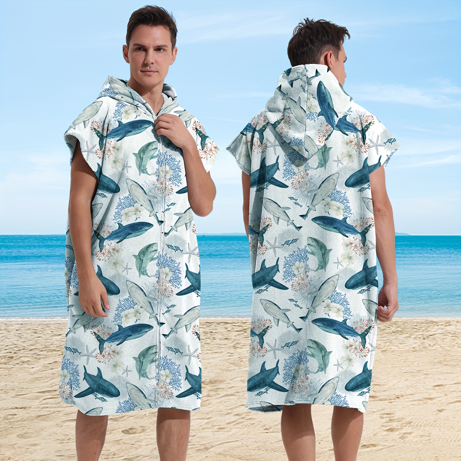 Poncho Surf, Bain et Plage - Homme - Frenchy 2.0