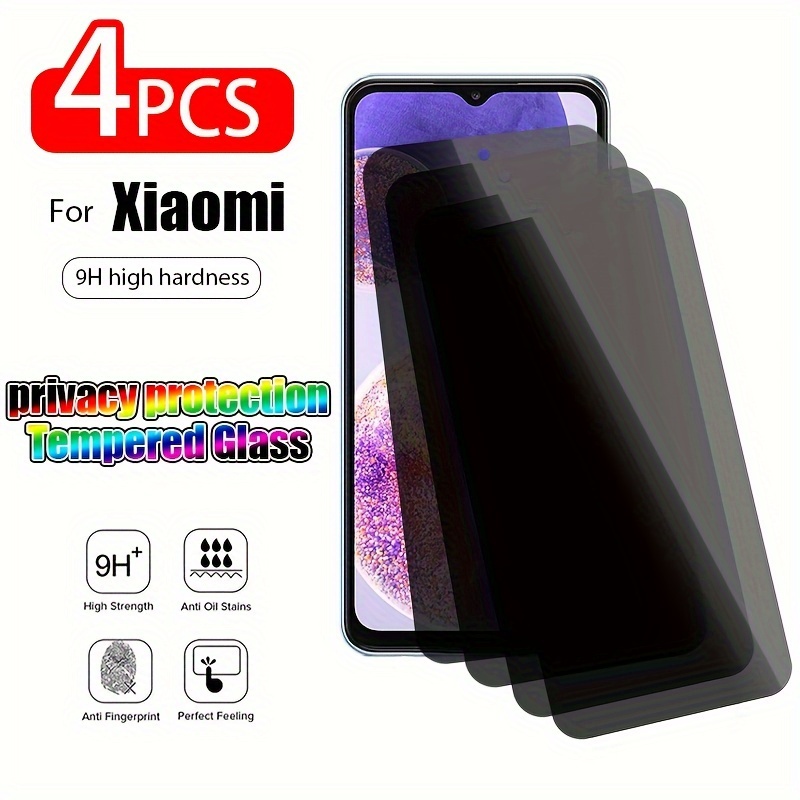 Funda de teléfono para Xiaomi Poco F5 Pro (6.67 pulgadas) transparente +  cubierta negra con [2 protectores de pantalla de vidrio templado] – Carcasa