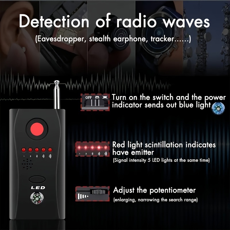 Detector De Radiofrecuencia - Temu Chile
