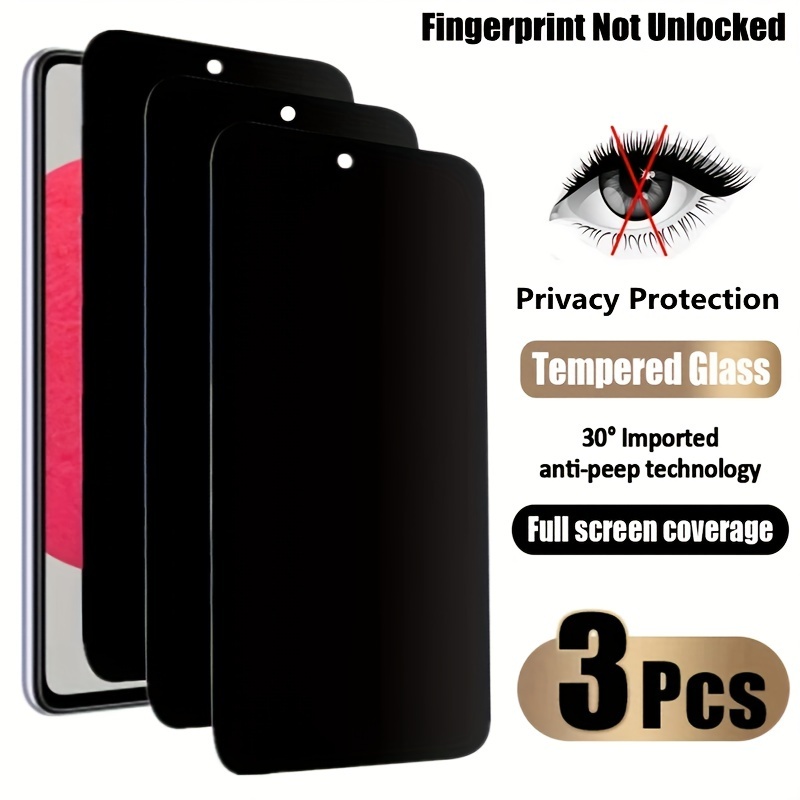 2+ ] Galaxy S21 Privacy Glass Screen Protector - Temu