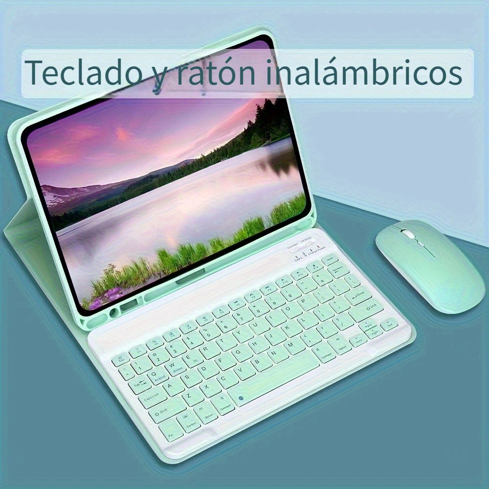 Comprar Teclado inalámbrico, teléfono móvil, tableta, ordenador, teclado  Bluetooth, juego de ratón