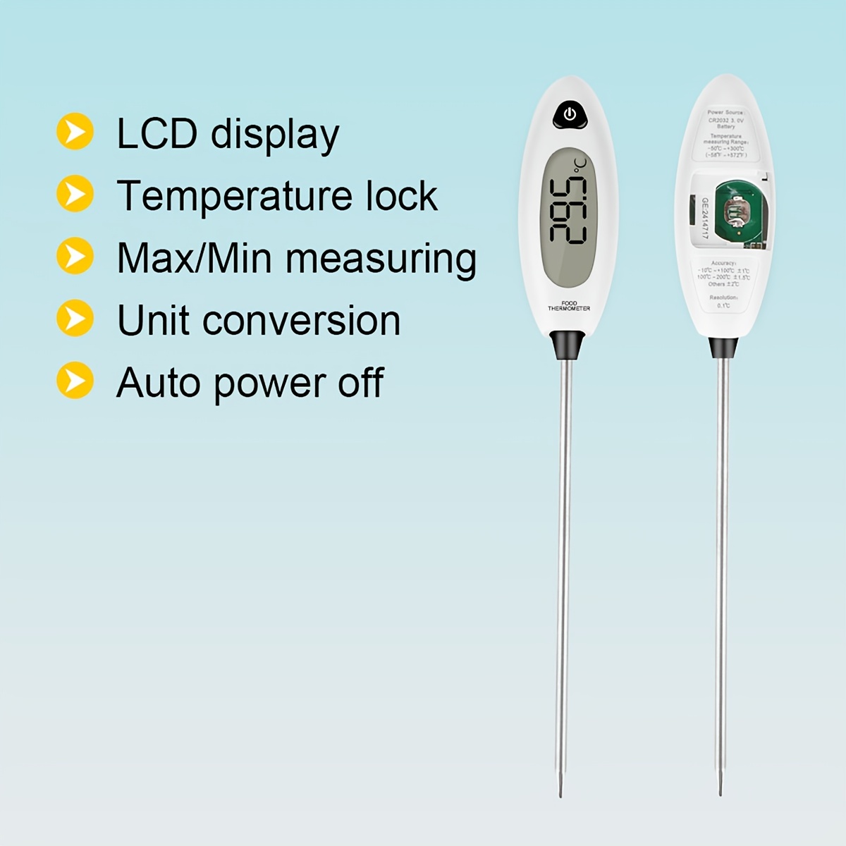 TP700 Mini Digital Thermometer Kitchen Meat Temperature Meter