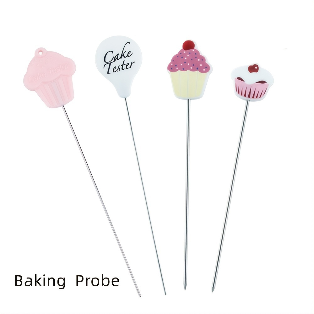 Cake Tester Needles Stainless Steel Cake Test Needle Cake Needle Icing Mixing Needle Baking Tool,Cake Tester Skewer Needles for Kitchen Home Bakery