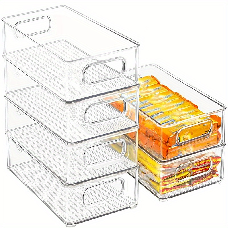 mDesign Plastic Sewing & Craft Storage Organizer Caddy Tote Bin - 2 Pack - Clear