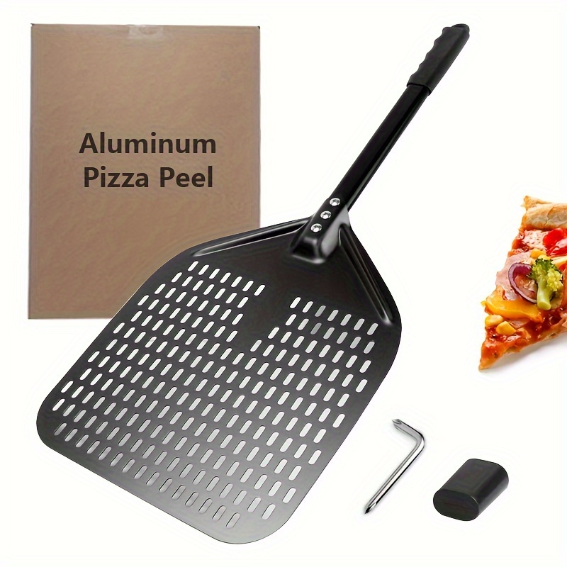 Peau de pizza, pelle à pizza perforée, spatule rectangulaire