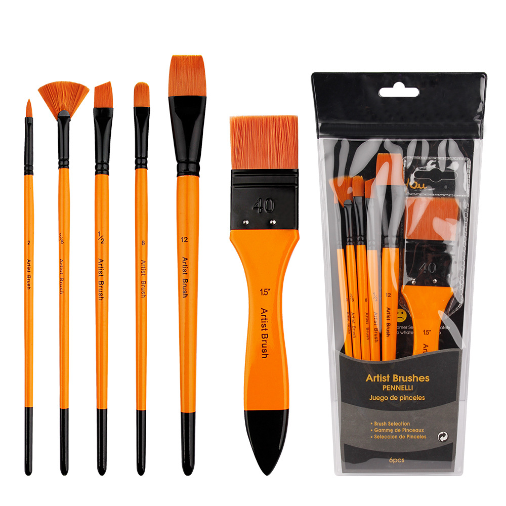 Professional Paint Brushes For Acrylic Painting Watercolor - Temu United  Arab Emirates