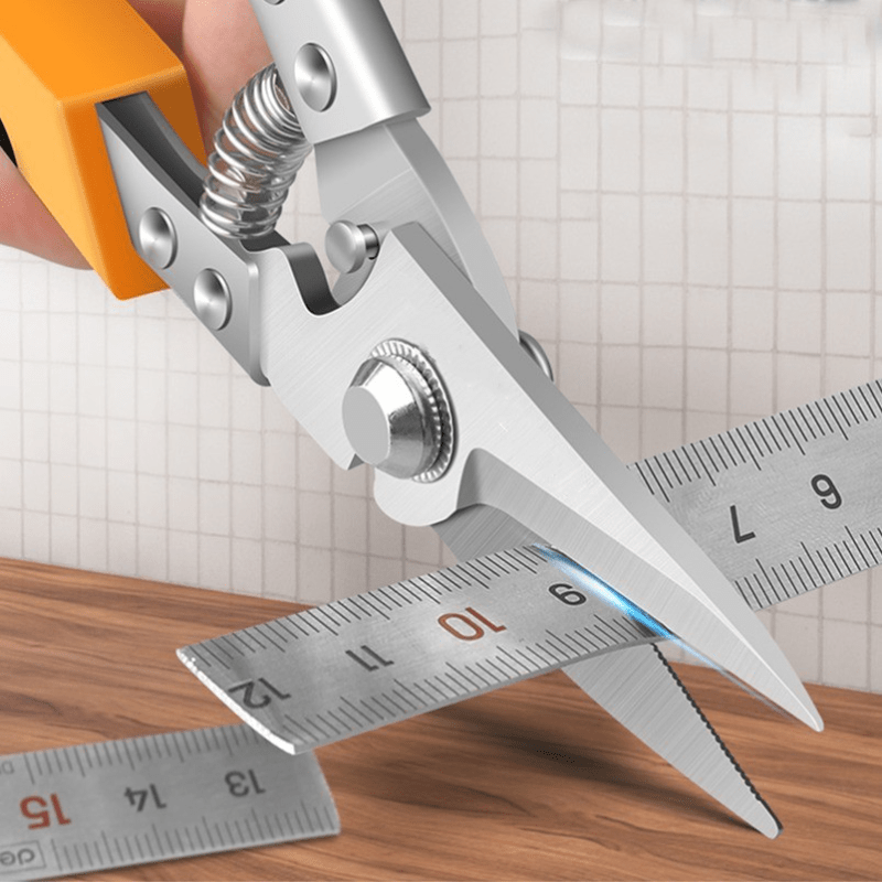 S&R Tijeras Cortachapas 260 mm - Tijera Pladur Corte a la Derecha para  cortar Metal - Tijeras de Hojalatero : : Bricolaje y herramientas