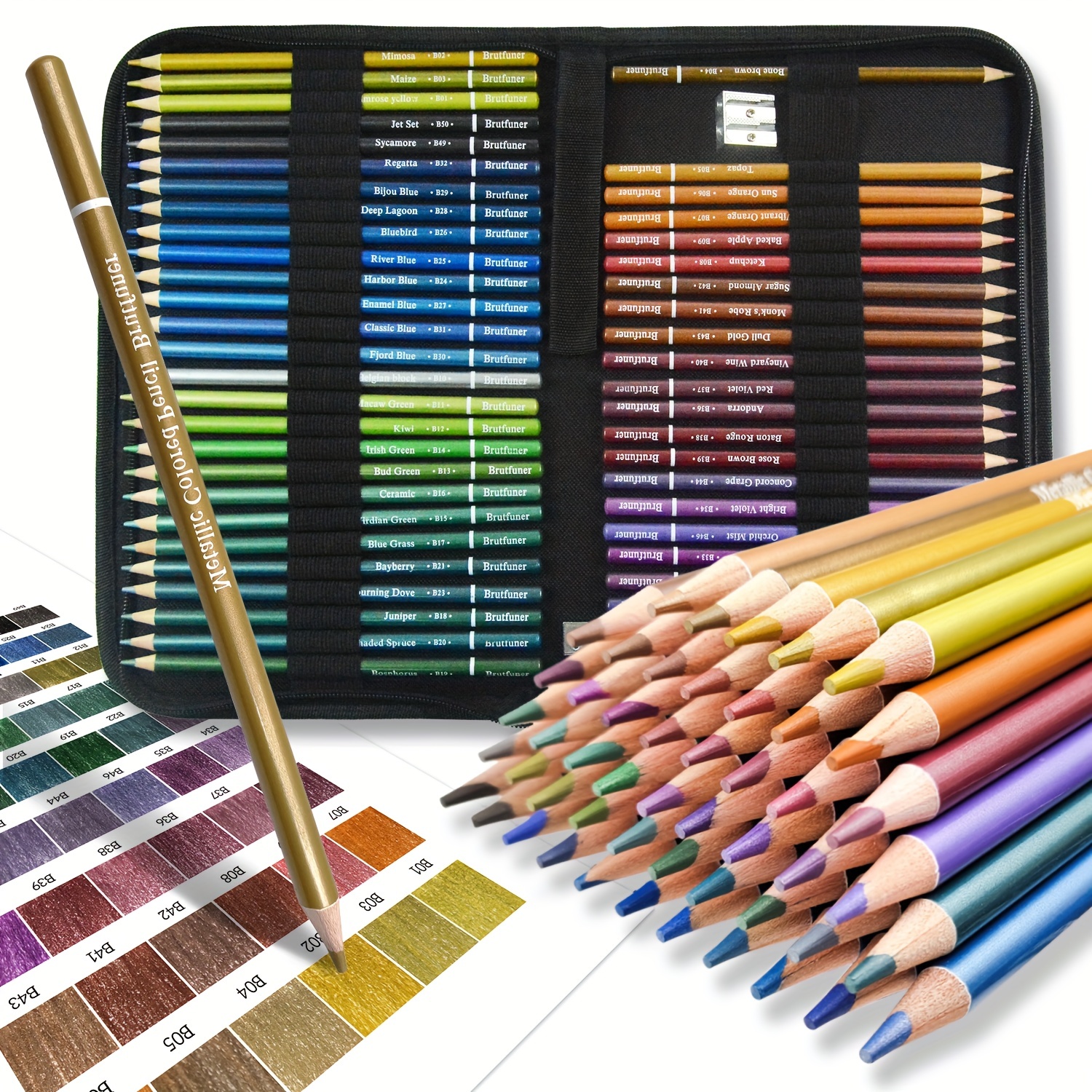 Metallic Colored Pencils - Temu