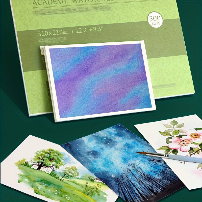 Big 100% cotton paper watercolor cards in the box #haikucards, 300 gsm