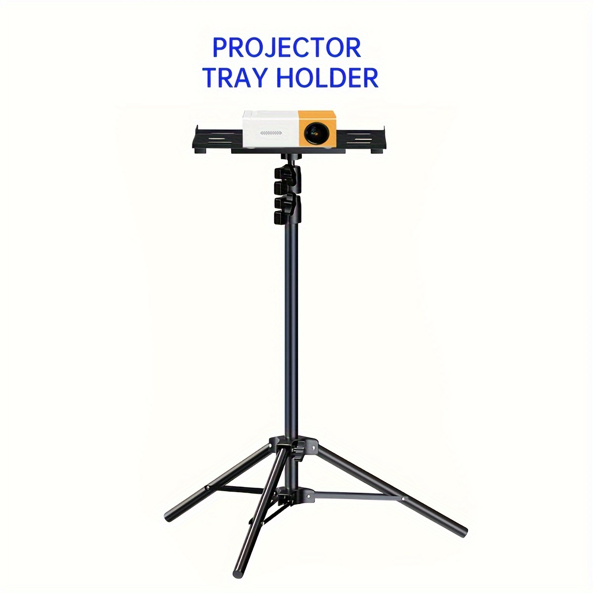 Soporte de trípode para proyector, soporte de trípode portátil, soporte de  trípode plegable, soporte para exteriores para proyector, cámara, cámara
