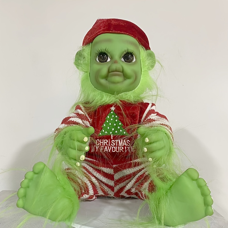 Le Grinch Noël peluche poupée Reborn bébé Grinch peluche jouet
