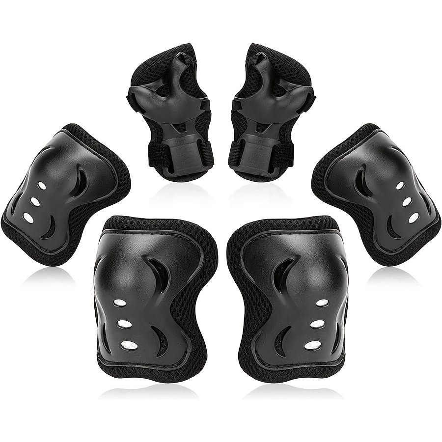  JBM Knee and Elbow Pads with Wrist Guards Elbow and Knee Pads  Adult Skateboard Pads Adult Elbow Knee Pads Youth Elbow Pad Teenager Skate  Pads for Cycling,Mountain Bike,Skateboard and Scooter 