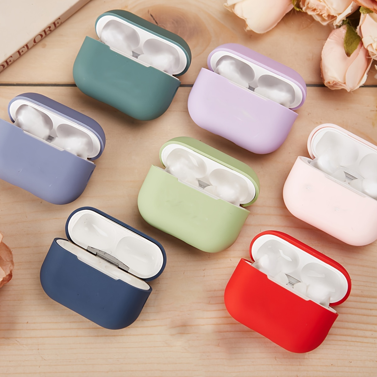 Original Liquid Silicone Case For AirPods Pro 2 3 Case Cover Premium  Protective Soft Skin Shell Anti Fall Scratch with Keychain - AliExpress