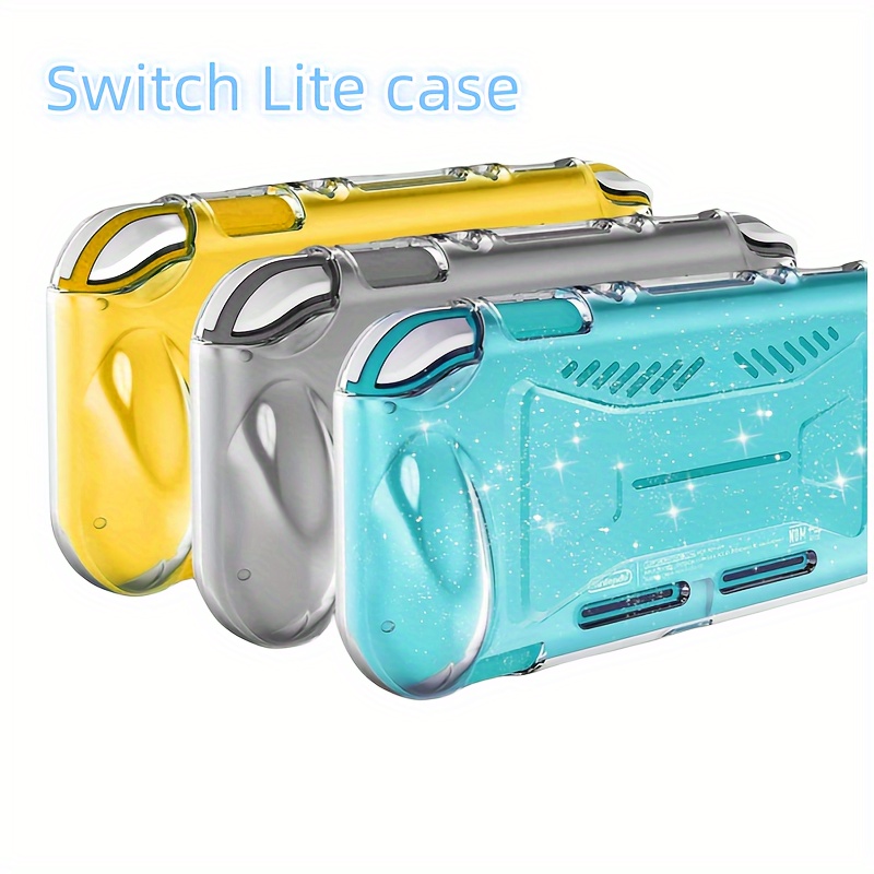 Glitter Comfort Grip Case for Switch lite, Protective Hard Case