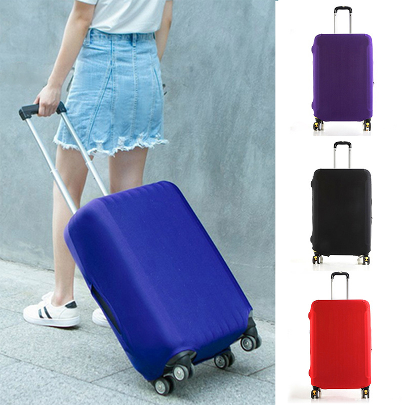 US Travel Suitcase Luggage Cover Protector Elastic Anti-scratch Dustproof  Solid