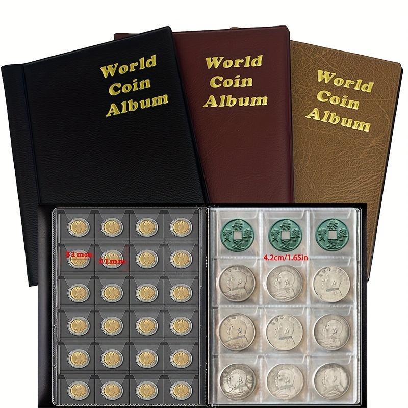 Coin Collector Album With 312 Pockets For Coins Banknotes - Temu Philippines