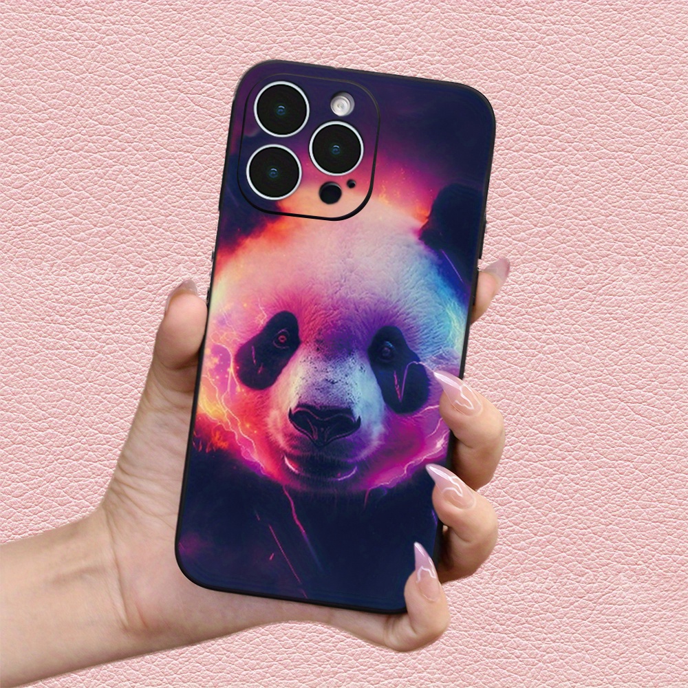 New Slim Cute Panda Soft Rubber Silicone Back Case Cover For iphone 14 13  12 11