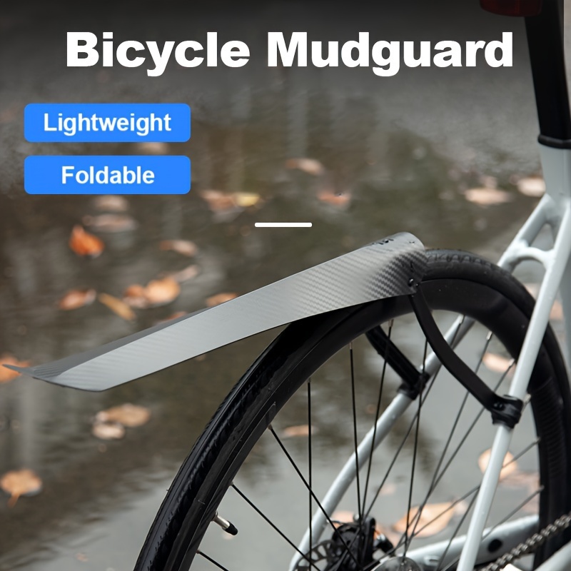 Bike Mudguard Mudflap Foldable Cycling Splash Guard Adjustable Cycling Rear Fender Lightweight Bicycle Protector Accessories