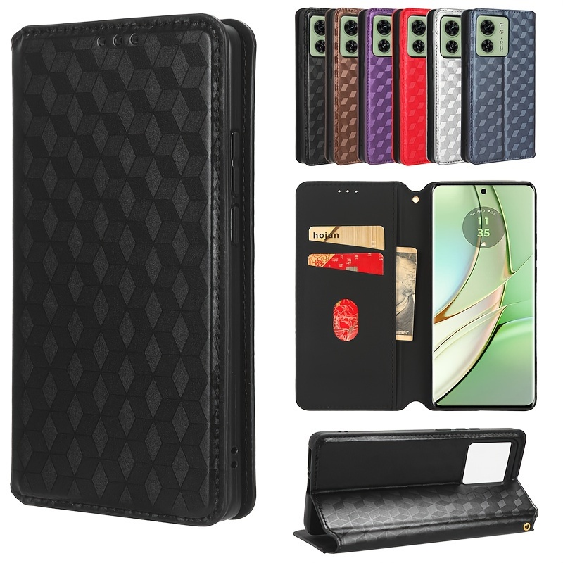 Shockproof Pu Artificial Leather Slim Phone Protector Case - Temu Bahrain