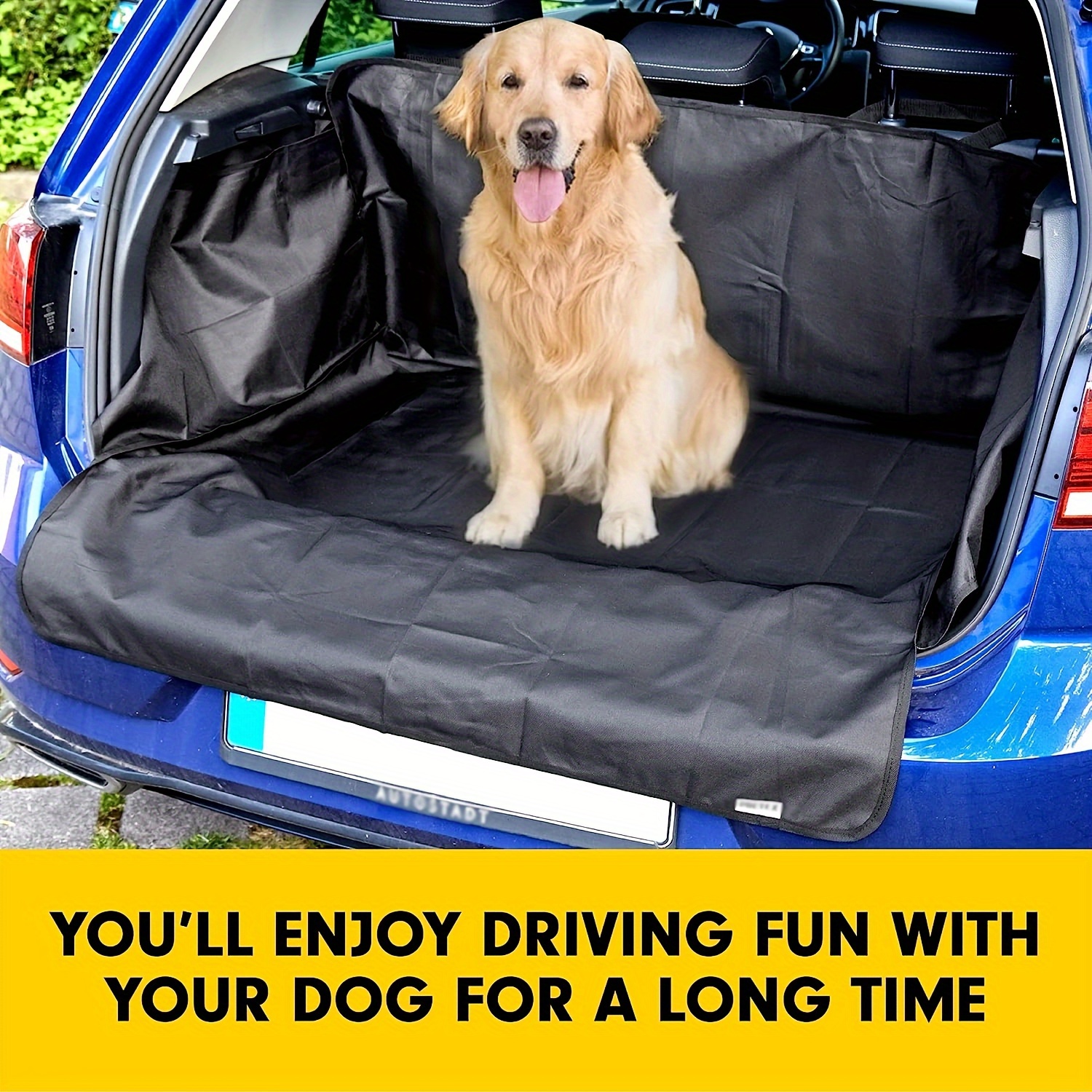 Pet Dog Trunk Cargo Liner - Oxford Auto SUV Sitzbezug - Wasserdichte  Fußmatte für Hunde Katzen - Waschbares Hundezubehör