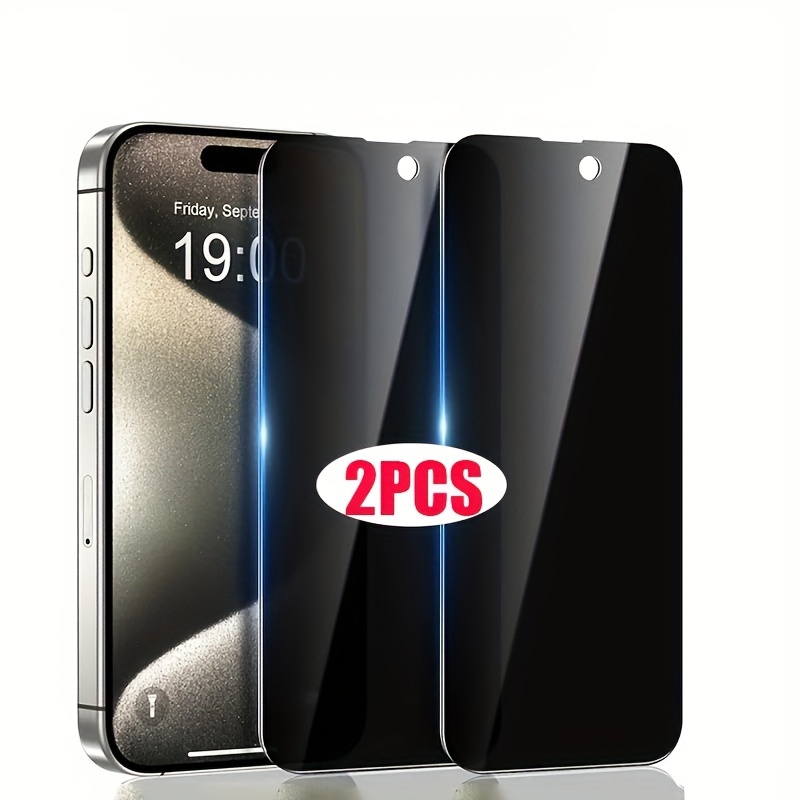Protector de Pantalla Spigen AntiEspia iPhone 15 Pro Max 2 unidades