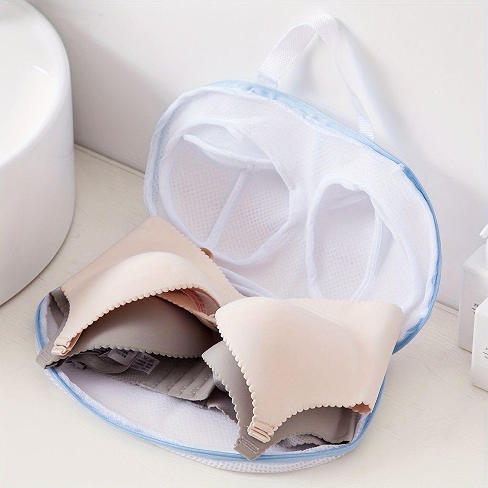 Paquete de 3 delicadas bolsas de lavado para brasieres, bolsa de lavandería  íntima, bolsas de lavandería para lavadora y secadora, tamaño grande