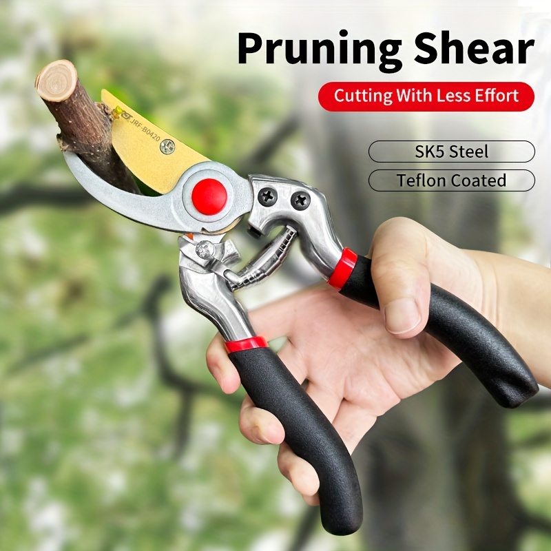 SAHO Hedge/Gardening Shears 300mm(11.8), with Short Wooden Handle