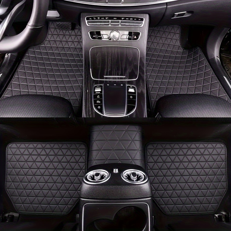 Fußmatten Auto Auto Fußmatten Luxus Leder Teppiche Für Tesla Für Modell S  2021-2023 Volle Schutz Auto Zubehör Fuß Teppich Autotepiche (Farbe :  WEINROT) : : Auto & Motorrad