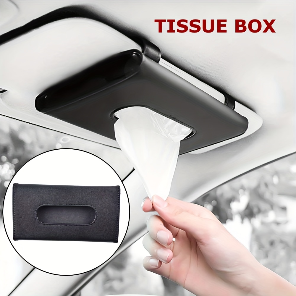 Car Tissue Holder With Facial Tissues Travel Tissue Tubes - Temu