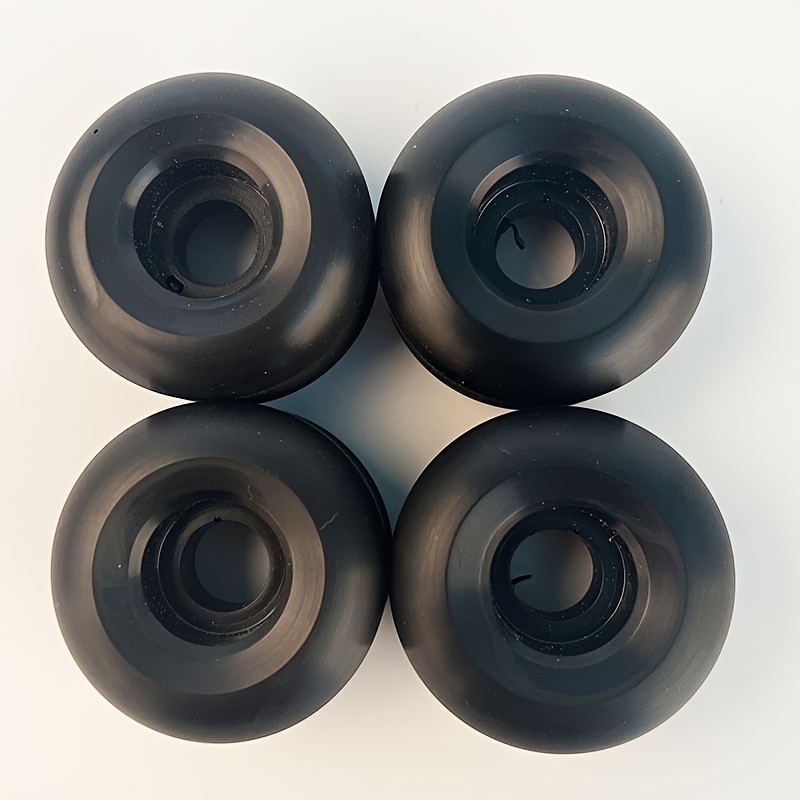Paquete de 8 ruedas de repuesto de plástico para muebles, 1.5 pulgadas de  diámetro, rueda pequeña roscada negra para gabinete, muebles de oficina