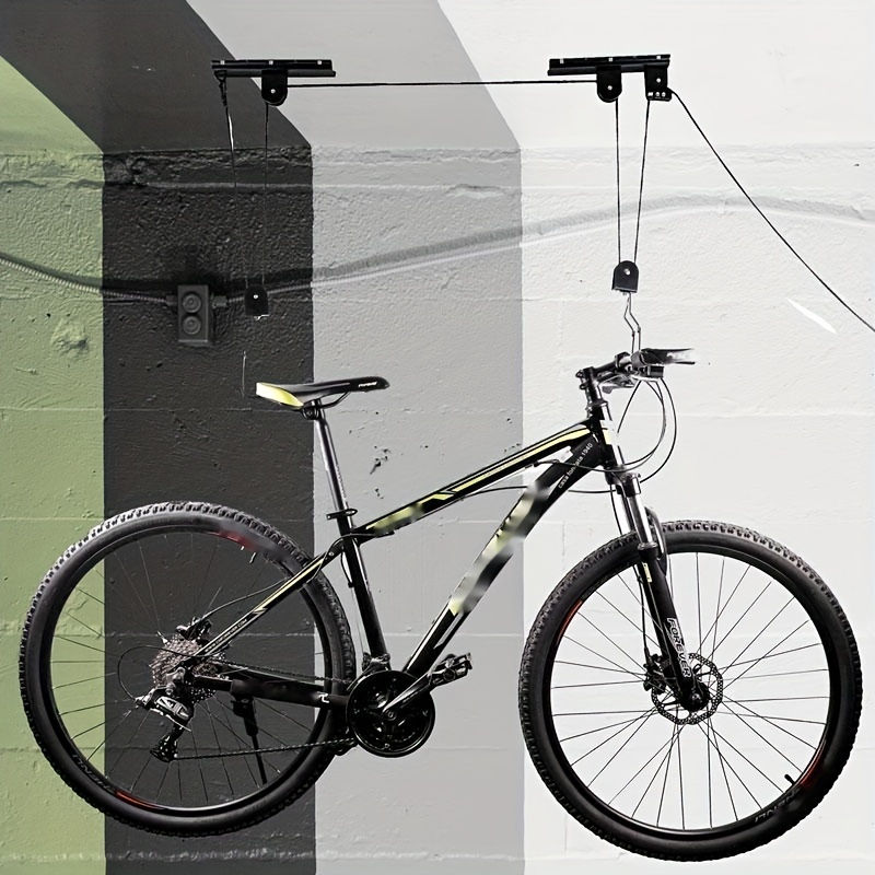 6pcs Ganchos Para Bicicletas De Servicio Pesado, Revestimiento De PVC Para  Colgar Bicicletas En La Pared Del Garaje, Gancho De Almacenamiento De Bicic