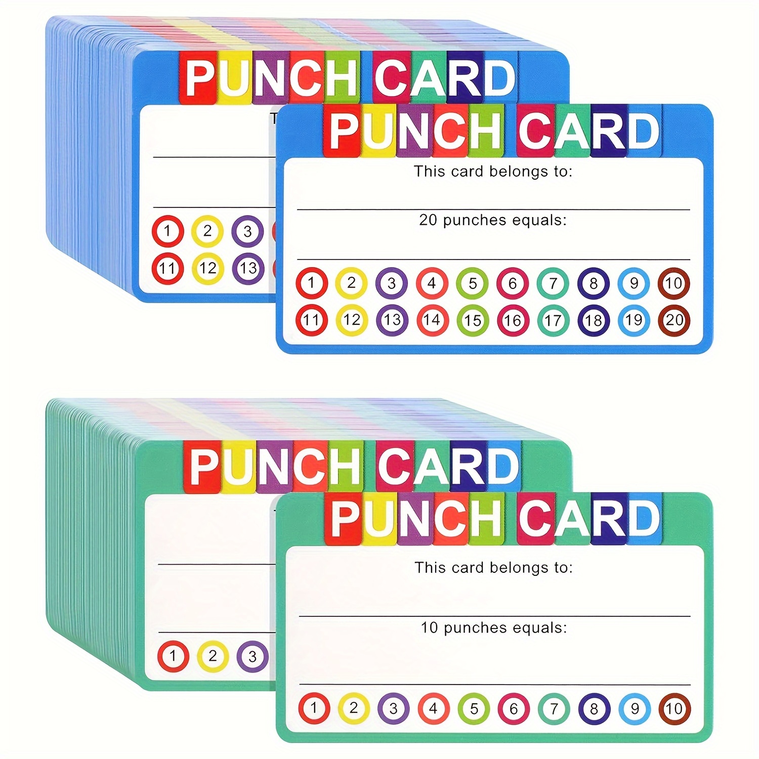 Punch Cards For Small Business - Temu
