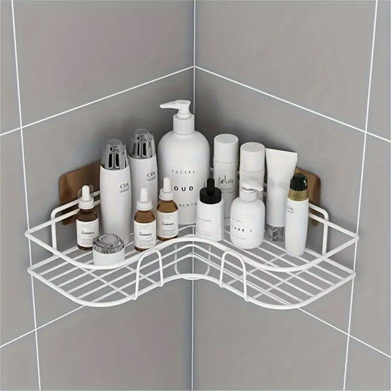 Wall Mounted Bathroom Storage Shelf Rack for Shampoo Bottles Organizer –  JIAJIA HOME MART