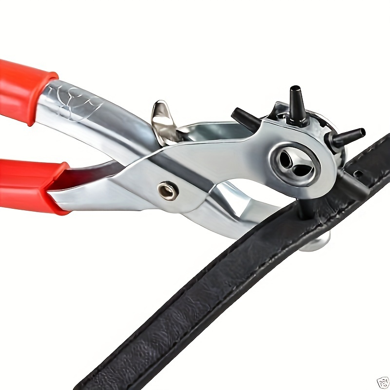 Revolving Leather Punch Plier Punch Hole Tool Puncher for Belt