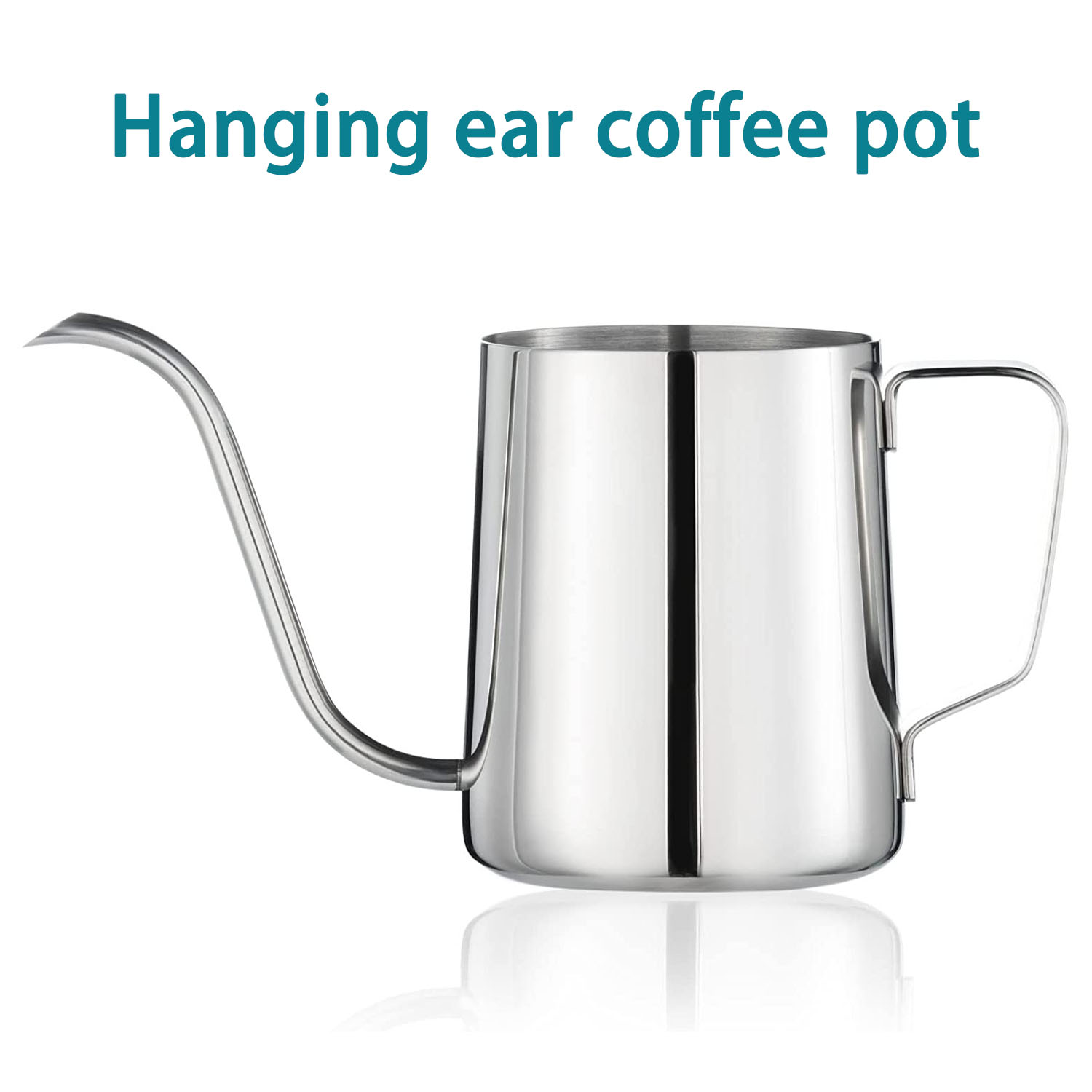 Ear Mounted Coffee Hand Flushing Coffee Pot 304 Stainless Steel