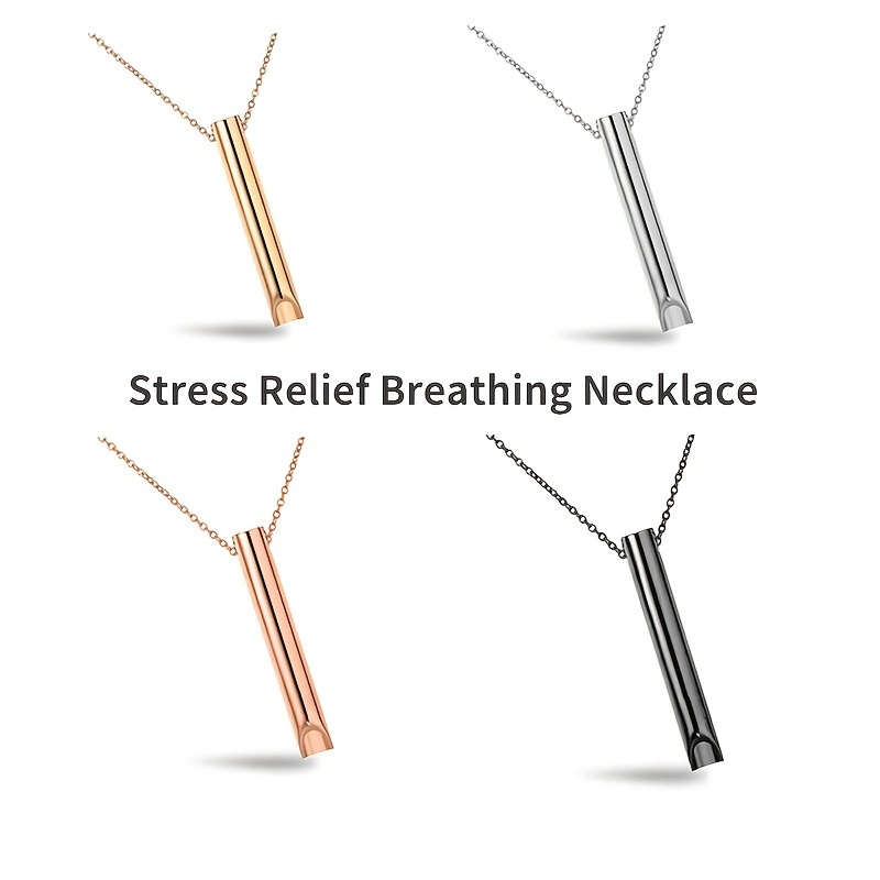 Anxiety Relief Items Anxiety Necklace Breathing Necklace Shift Necklace for  Anxiety Stress Panic Attack Relief - AliExpress