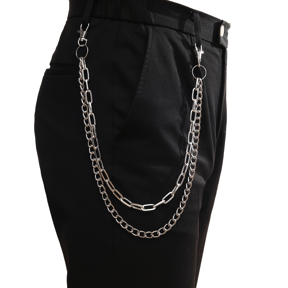 Crescent Moon Pocket Chain  Fashion, Grunge accessories, Pant chains