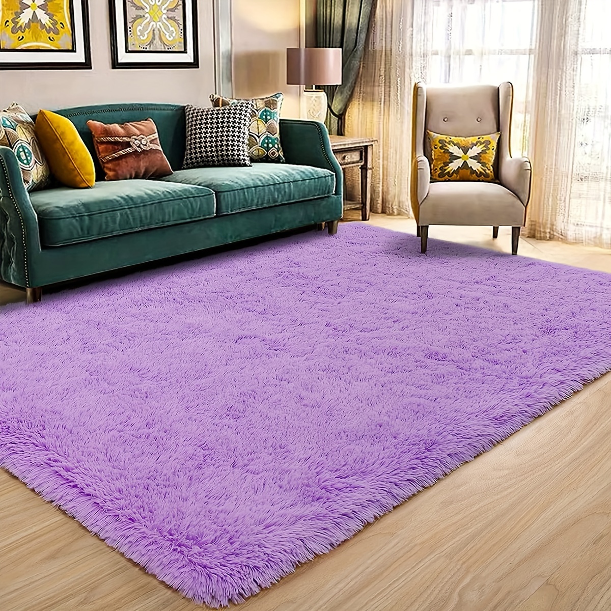 Alfombra grande de 2 x 3 pies, color lavanda y mariposa, alfombra para el  suelo, alfombra de guardería para niños, alfombra de cocina moderna para