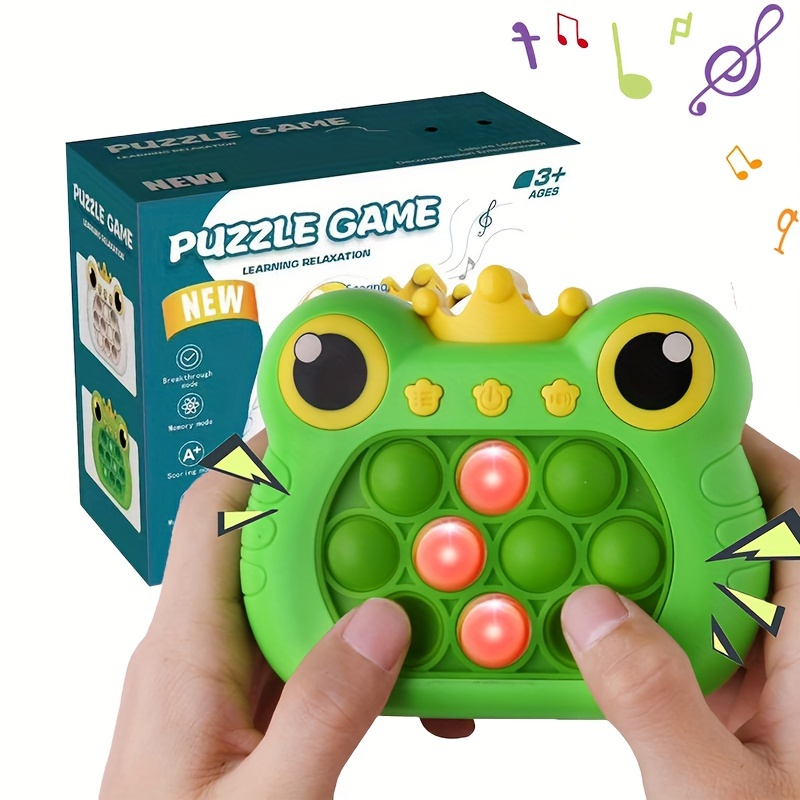 2023 Puzzle Pop Light Up Game Fidget Travel Games para niños - Temu Mexico