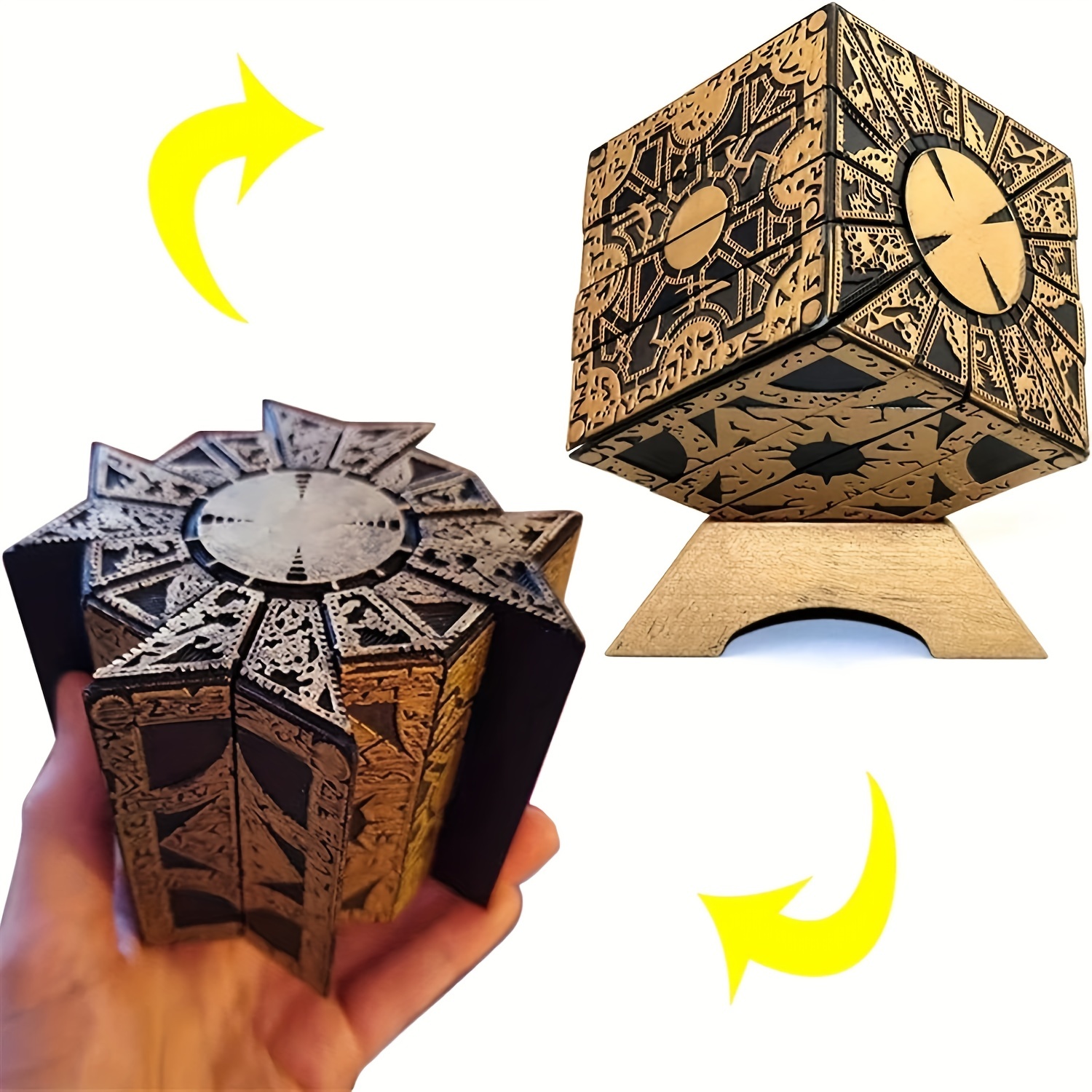 Bola de natal quebra-cabeças de madeira jogos 3d quebra-cabeça de madeira  para adultos crianças brinquedos educativos presente diy artesanato de  madeira decoração para casa - AliExpress