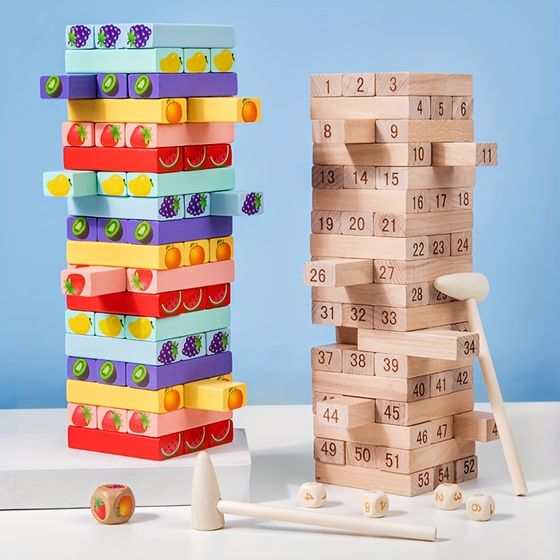 Wooden Tower Of Hanoi Teaching Aids For Infants And Young - Temu