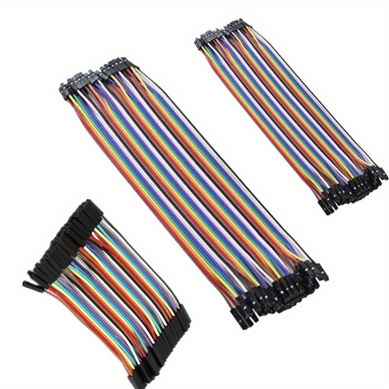 IDC 30 Pins Wire Flat Rainbow Ribbon Cable 128cm 2.54mm Pitch 1Pcs