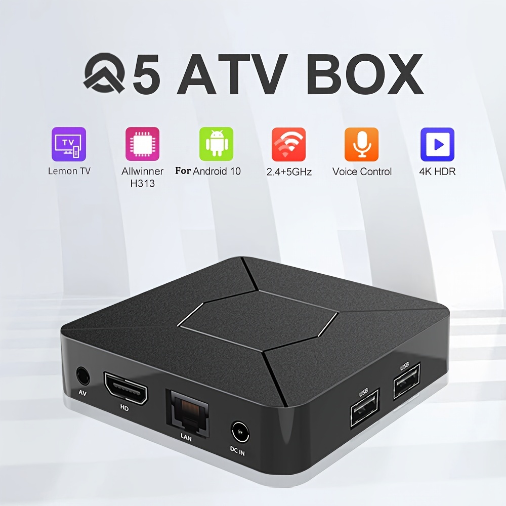 Android TV Box 10.0 4GB 32GB decodificador de primera caja Smart