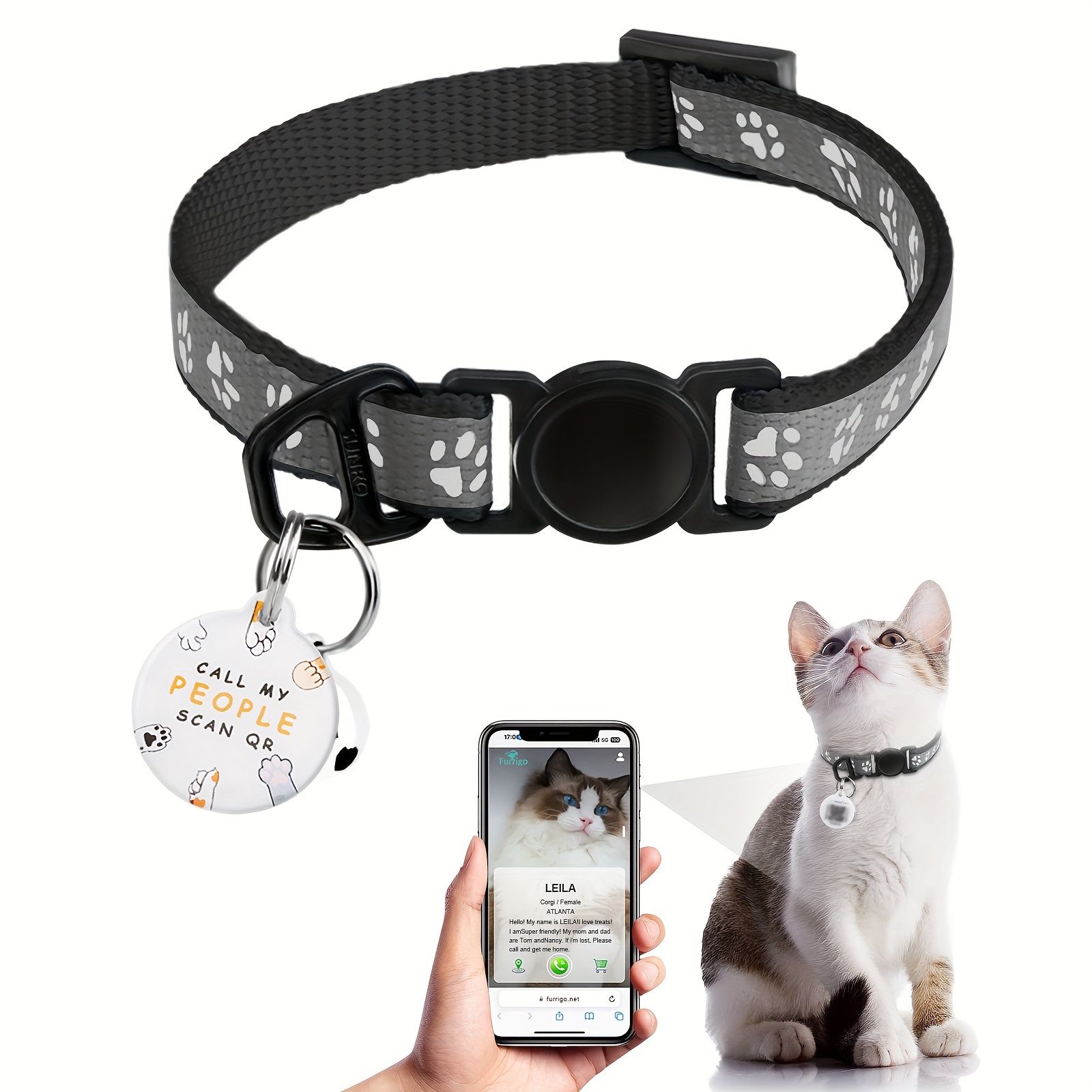 Cat Collars Breakaway With Samsung Galaxy Smart Tag Smart 