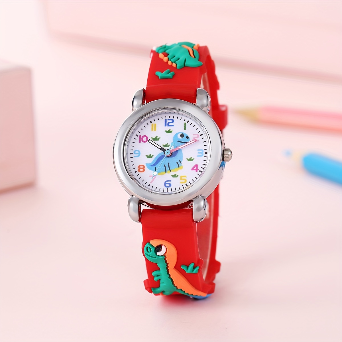 Orologio Bambini Carino Orecchie Gatto Impermeabile Nuoto - Temu Switzerland