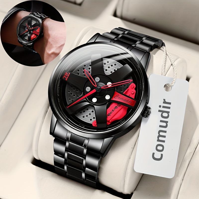 Stainless steel rim watch hot sale