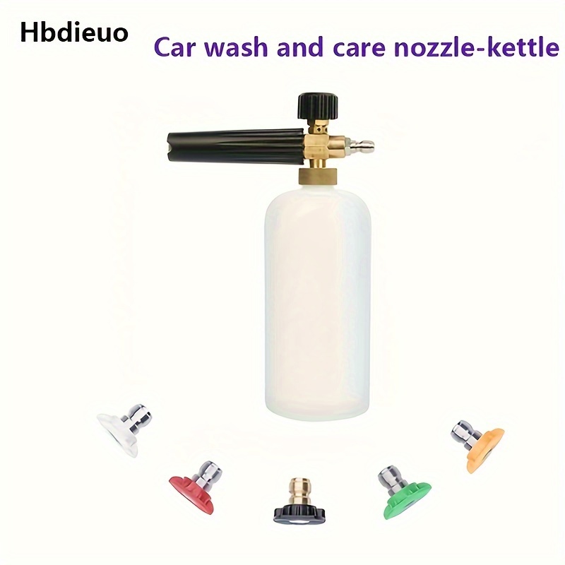 Tool Daily Foam Cannon for Pressure Washer, Adjustable Foam Blaster, Snow  Foam Lance with M22 and 1/4 Inch Quick Connect, Additional Orifice Nozzle